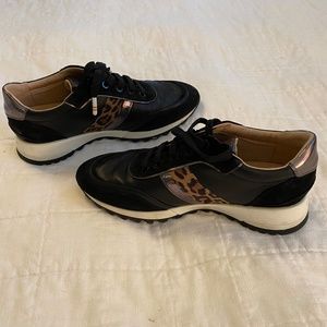 Women's GEOX Tabelya Suede Animal Tennis Shoes